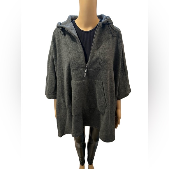 Adorable AF vintage fleece poncho 🩷😍 - Picture 1 of 12